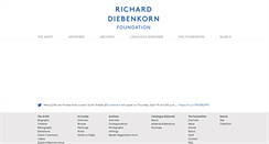 Desktop Screenshot of diebenkorn.org